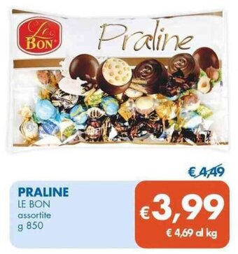 MD Discount PRALINE LE BON assortite g 850 offerta