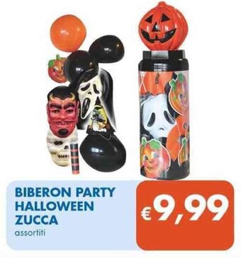 MD Discount BIBERON PARTY HALLOWEEN ZUCCA assortiti offerta