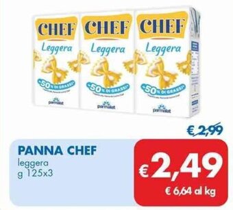 MD Discount PANNA CHEF leggera g 125 x3 offerta