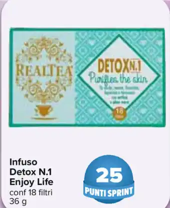 Infuso Detox N.1 Enjoy Life 36g
