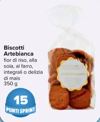 Carrefour Biscotti Artebianca 350g offerta