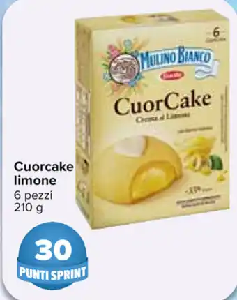 Carrefour Cuorcake limone 6 pezzi 210g offerta