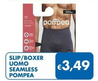 MD Discount SLIP/BOXER UOMO SEAMLESS POMPEA offerta