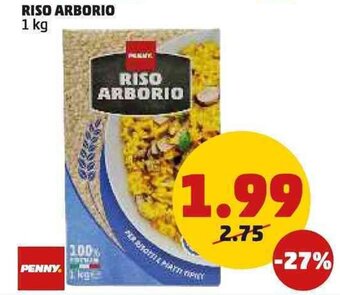 PENNY RISO ARBORIO 1 kg offerta