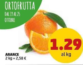 PENNY ARANCE 2 kg offerta