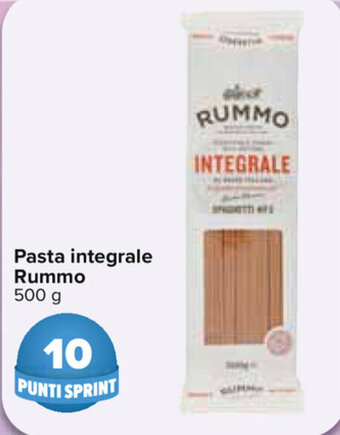 Carrefour Rummo Pasta integrale 500g offerta