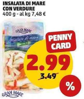 PENNY INSALATA DI MARE CON VERDURE 400 g offerta