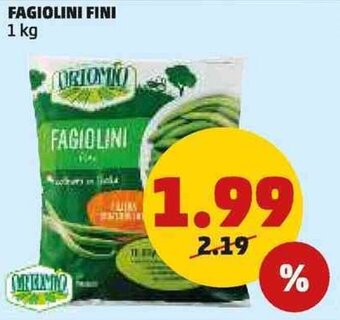 PENNY FAGIOLINI FINI 1 kg offerta