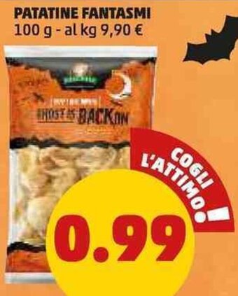 PENNY PATATINE FANTASMI 100 g offerta