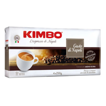 Qui Discount Caffe' kimbo gusto di napoli 250 gr x 4 offerta