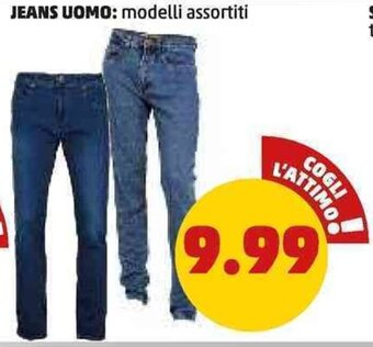 PENNY JEANS UOMO: modelli assortiti offerta