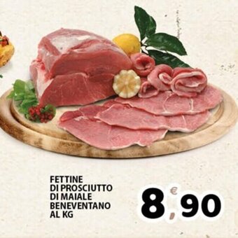 Premium Supermercati FETTINE DI PROSCIUTTO DI MAIALE BENEVENTANO AL KG offerta