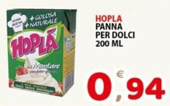 Premium Supermercati HOPLA PANNA PER DOLCI 200 ML offerta