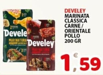 Premium Supermercati DEVELEY MARINATA CLASSICA CARNE/ ORIENTALE POLLO 200 GR offerta