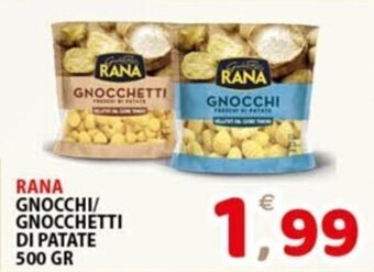 Premium Supermercati RANA GNOCCHI/ GNOCCHETTI DI PATATE 500 GR offerta