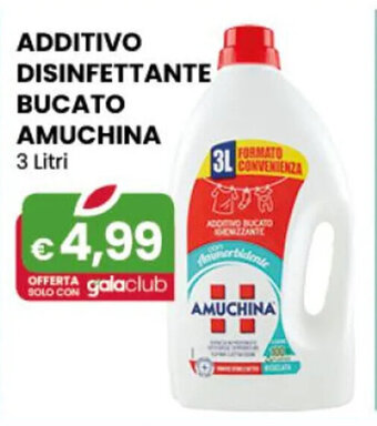 Gala Supermercati ADDITIVO DISINFETTANTE BUCATO AMUCHINA 3 Litri offerta