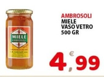 AMBROSOLI MIELE VASO VETRO 500 GR