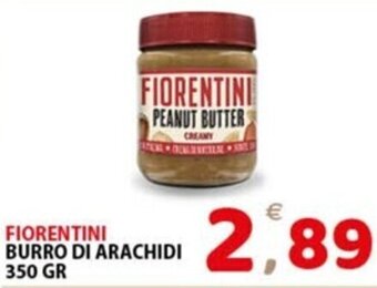 Premium Supermercati FIORENTINI BURRO DI ARACHIDI 350 GR offerta