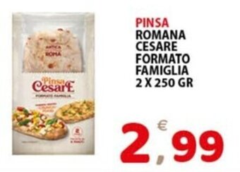 PINSA ROMANA CESARE FORMATO FAMIGLIA 2 X 250 GR