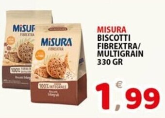 Premium Supermercati MISURA BISCOTTI FIBREXTRA/ MULTIGRAIN 330 GR offerta