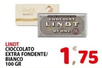 Premium Supermercati LINDT CIOCCOLATO EXTRA FONDENTE/ BIANCO 100 GR offerta