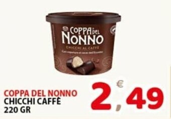 Premium Supermercati COPPA DEL NONNO CHICCHI CAFFÈ 220 GR offerta