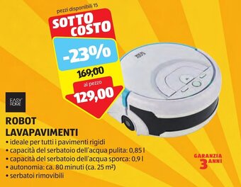 ALDI EASY HOME ROBOT LAVAPAVIMENTI offerta