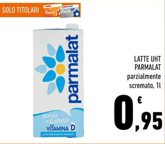 Conad LATTE UHT PARMALAT parzialmente scremato, 1 l offerta