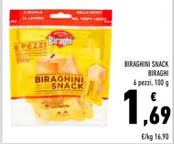 Conad BIRAGHINI SNACK BIRAGHI 6 pezzi, 100 g offerta