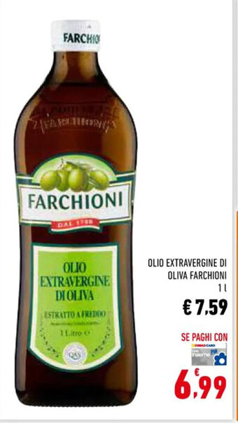 Conad OLIO EXTRAVERGINE DI OLIVA FARCHIONI 1 l offerta