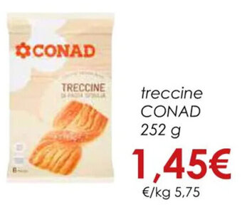 Conad treccine CONAD 252 g offerta
