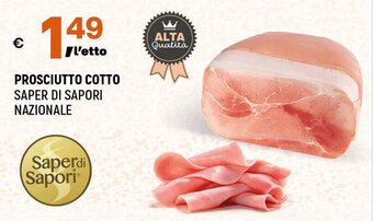 A&O PROSCIUTTO COTTO SAPER DI SAPORI NAZIONALE offerta