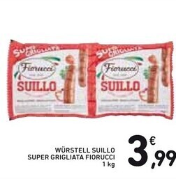 Spazio Conad Fiorucci wurstell suillo super grigliata offerta