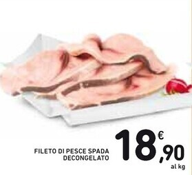 Spazio Conad Fileto di pesce spada decongelato offerta