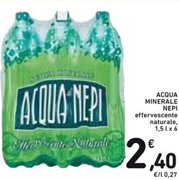 Spazio Conad Acqua di nepi acqua minerale offerta