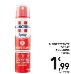 Spazio Conad Amuchina disinfettante spray offerta