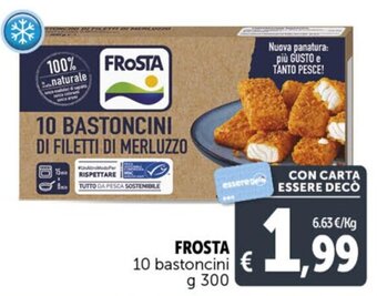 Deco Market FROSTA 10 bastoncini g 300 offerta