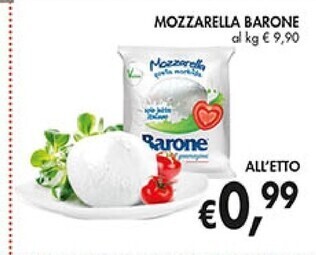 Coal Barone mozzarella offerta