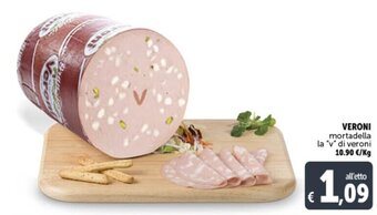 Deco Market VERONI mortadella la "v" di veroni offerta