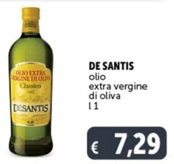Deco Market DE SANTIS olio extra vergine di oliva l 1 offerta