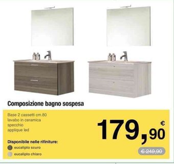 Handy fai da te Composizione bagno sospesa offerta