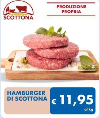 MD Discount HAMBURGER DI SCOTTONA offerta