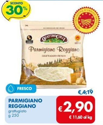 MD Discount PARMIGIANO REGGIANO grattugiato g 250 offerta