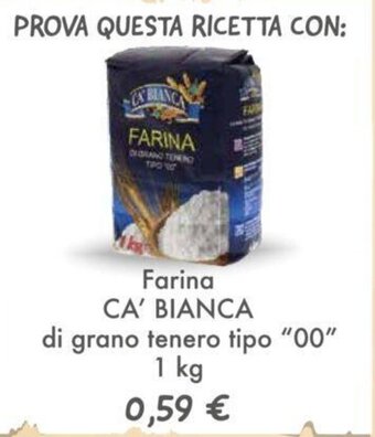Farina CA' BIANCA di grano tenero tipo "00" 1 kg
