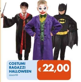 MD Discount COSTUMI RAGAZZI HALLOWEEN assortiti offerta