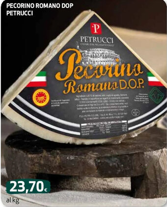 Coop PECORINO ROMANO DOP PETRUCCI offerta
