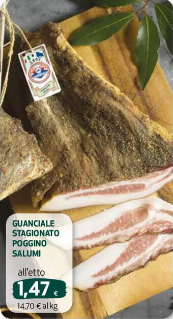 Coop GUANCIALE STAGIONATO POGGINO SALUMI offerta