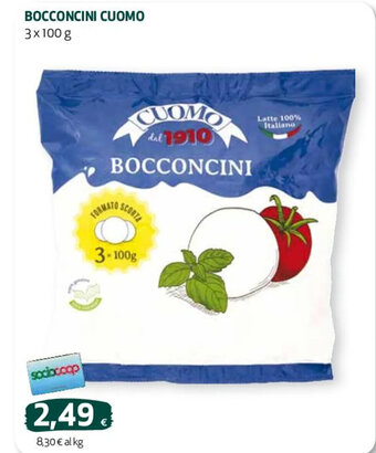 Coop BOCCONCINI CUOMO 3 x 100 g offerta