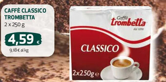 Coop CAFFÈ CLASSICO TROMBETTA 2 x 250 g offerta