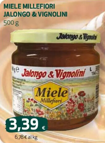Coop MIELE MILLEFIORI JALONGO & VIGNOLINI 500 g offerta